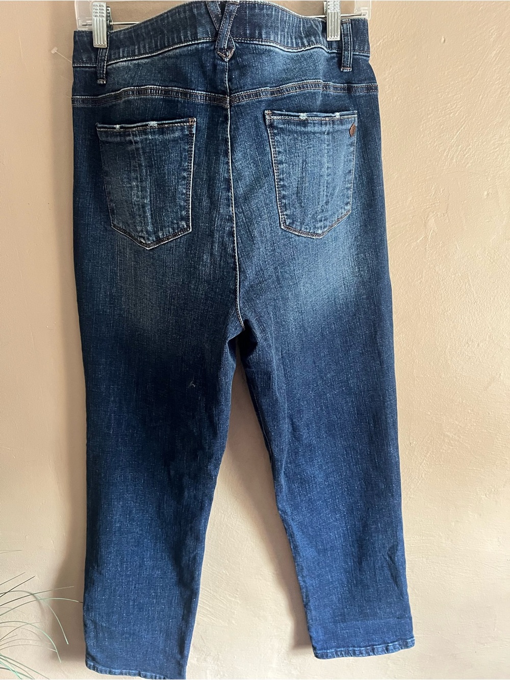 Democracy Dark Blue Distressed Boyfriend Jeans - Picture 4 of 5